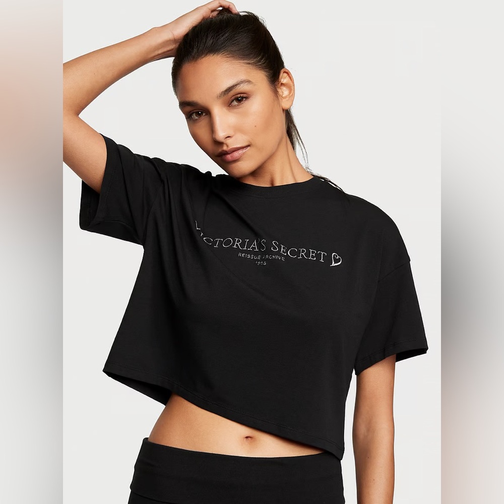 Victoria’s Secret Cotton Cropped Tee